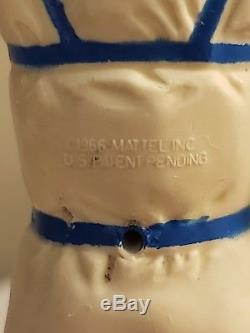 ORIGINAL VINTAGE 1966 MATTEL Major Matt Mason Silver Cuffs EARLY WHITE RUBBER