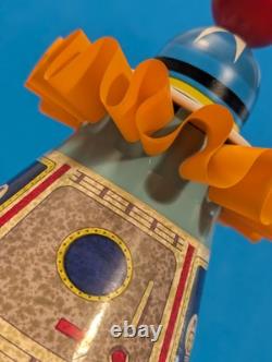 Ohio Art Whirling Space Capsule Top with Box Vintage Spinning Astronaut Tin Toy