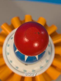 Ohio Art Whirling Space Capsule Top with Box Vintage Spinning Astronaut Tin Toy