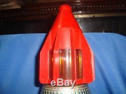 Old Vintage Battery Operated Tin Space Frontier Rocket Toy from Japan 1960