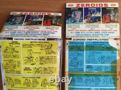 Old Vtg 1968 Zeroid Zerak Zintar Of The Mighty Ideal Toy Space Robot Lot Of 2