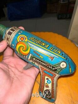 Old vintage Tin Space Toy Gun with Sound Fom India 1960