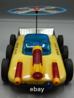 Original vintage Japanese MOON RANGER tin toy friction space car Japan with box