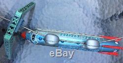 RARE 1950s Vintage LINEMAR ROCKET EXPRESS Space Rocket Monorail Cable Car WORKS