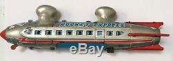 RARE 1950s Vintage LINEMAR ROCKET EXPRESS Space Rocket Monorail Cable Car WORKS