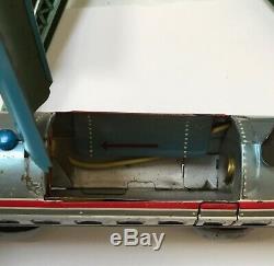 RARE 1950s Vintage LINEMAR ROCKET EXPRESS Space Rocket Monorail Cable Car WORKS