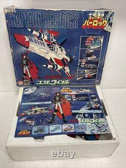 RARE Large 1979 Vintage Takara Captain Harlock Cosmo Wing DX Space Ship Popy