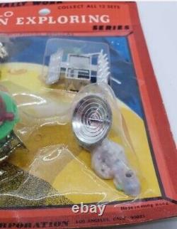 RARE SET OF 3 Vintage 1970 Apollo Moon Space Rocket Imperial Toys Astronaut NOS