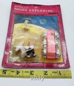 RARE SET OF 3 Vintage 1970 Apollo Moon Space Rocket Imperial Toys Astronaut NOS
