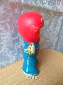 RARE USSR VINTAGE Soviet doll rubber soft toy Cosmonaut Astronaut space