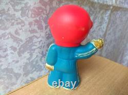 RARE USSR VINTAGE Soviet doll rubber soft toy Cosmonaut Astronaut space