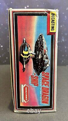 RARE VINTAGE 1980's Fashion Toys Transformer Space Dragon Ship Diecast Figure