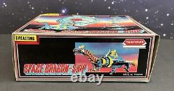 RARE VINTAGE 1980's Fashion Toys Transformer Space Dragon Ship Diecast Figure