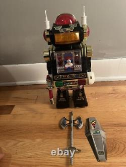 RARE VINTAGE 1985 13 STAR ROTO ROBOT With SPACE GUN SON AI TOYS