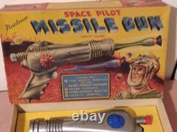 RARE VTG SPACE PILOT NUCLEAR MISSILE GUN 1950s Dan Dare Merit Randall NIB