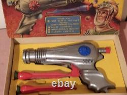 RARE VTG SPACE PILOT NUCLEAR MISSILE GUN 1950s Dan Dare Merit Randall NIB