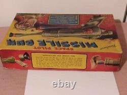 RARE VTG SPACE PILOT NUCLEAR MISSILE GUN 1950s Dan Dare Merit Randall NIB