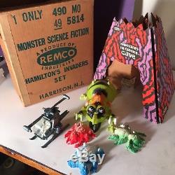 RARE Vintage 1964 Remco HAMILTONS INVADERS Space Set Toy SEARS EXCLUSIVE VCG