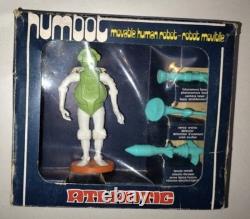 RARE Vintage Atlantic Galaxy Series HUMBOT figure + original box toy 1970s Space RARE Vintage Atlantic Galaxy Series HUMBOT figure + original box toy 1970s Space