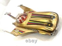 RARE Vintage HONG KONG SPACE SHIP Push Car BOXED