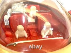 RARE Vintage HONG KONG SPACE SHIP Push Car BOXED