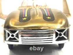 RARE Vintage HONG KONG SPACE SHIP Push Car BOXED