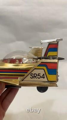 RARE Vintage HONG KONG SPACE SHIP Push Car BOXED