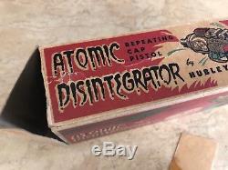 RARE Vintage Hubley Atomic Disintegrator Cap Gun Space Pistol -with Original Box
