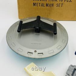 RARE Vintage SEARS Zee Toys METAL MAN 10-Piece Set spaceships / robots Zylmex