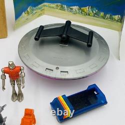 RARE Vintage SEARS Zee Toys METAL MAN 10-Piece Set spaceships / robots Zylmex