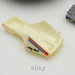 RARE Vintage SEARS Zee Toys METAL MAN 10-Piece Set spaceships / robots Zylmex