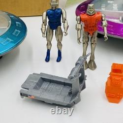 RARE Vintage SEARS Zee Toys METAL MAN 10-Piece Set spaceships / robots Zylmex