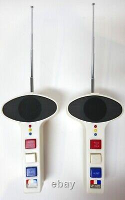 RARE! Vintage Space Command Communicators 6 Transistor WALKIE TALKIES For Parts