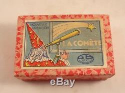 RARE Vintage dexterity puzzle game space french the comet star GB Atlas 1910
