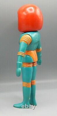 RARE vintage BULLMARK Japan Colorforms Outer Space Men XODIAC sofubi vinyl toy