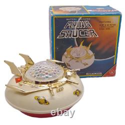 Rare 1970 Vintage FLYING SAUCER'KL3101'Battery Operated Space Ship Toy Taiwan