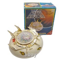 Rare 1970 Vintage FLYING SAUCER'KL3101'Battery Operated Space Ship Toy Taiwan