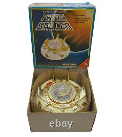 Rare 1970 Vintage FLYING SAUCER'KL3101'Battery Operated Space Ship Toy Taiwan