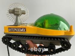 Rare LUNOKHOD Planet Rover Intercosmos toy VINTAGE USSR REMOTE CONTROL TOY