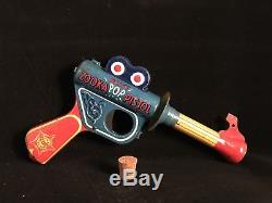 Rare Vintage 1940s Daisy Zooka Pop Cork Pistol Space Ray Gun Buck Roger with Cork
