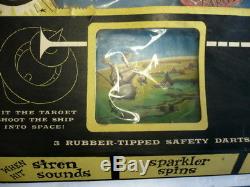 Rare Vintage 1950's Space Target Game, Box And Target, Needs Parts, But Fun