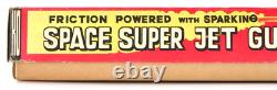 Rare Vintage 1950s-60s Yoshiya Tin Friction Space Super Jet Gun Made in Japan