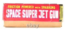 Rare Vintage 1950s-60s Yoshiya Tin Friction Space Super Jet Gun Made in Japan