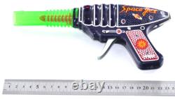 Rare Vintage 1950s-60s Yoshiya Tin Friction Space Super Jet Gun Made in Japan