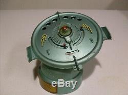 Rare Vintage 1956 Duro Mold Flying Saucer Mechanical Bank withkey & Instructions