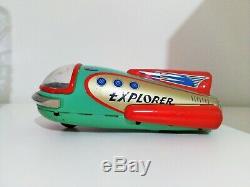 Rare Vintage 1960's Explorer Space Ship TM Toys Japan