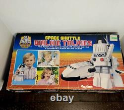 Rare Vintage 1985 GoBots Space Shuttle Walkie Talkies Toy Set Original Box