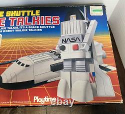 Rare Vintage 1985 GoBots Space Shuttle Walkie Talkies Toy Set Original Box