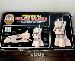 Rare Vintage 1985 GoBots Space Shuttle Walkie Talkies Toy Set Original Box
