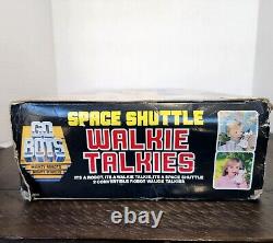 Rare Vintage 1985 GoBots Space Shuttle Walkie Talkies Toy Set Original Box